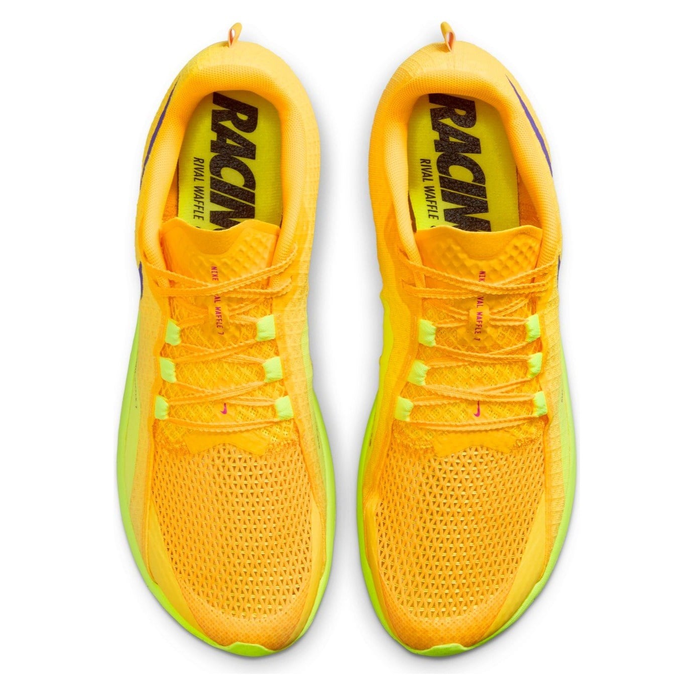 Nike Zoom Rival Waffle 7 - Mens Racing Waffles - Citron Pulse/Indigo Burst/Blue Void