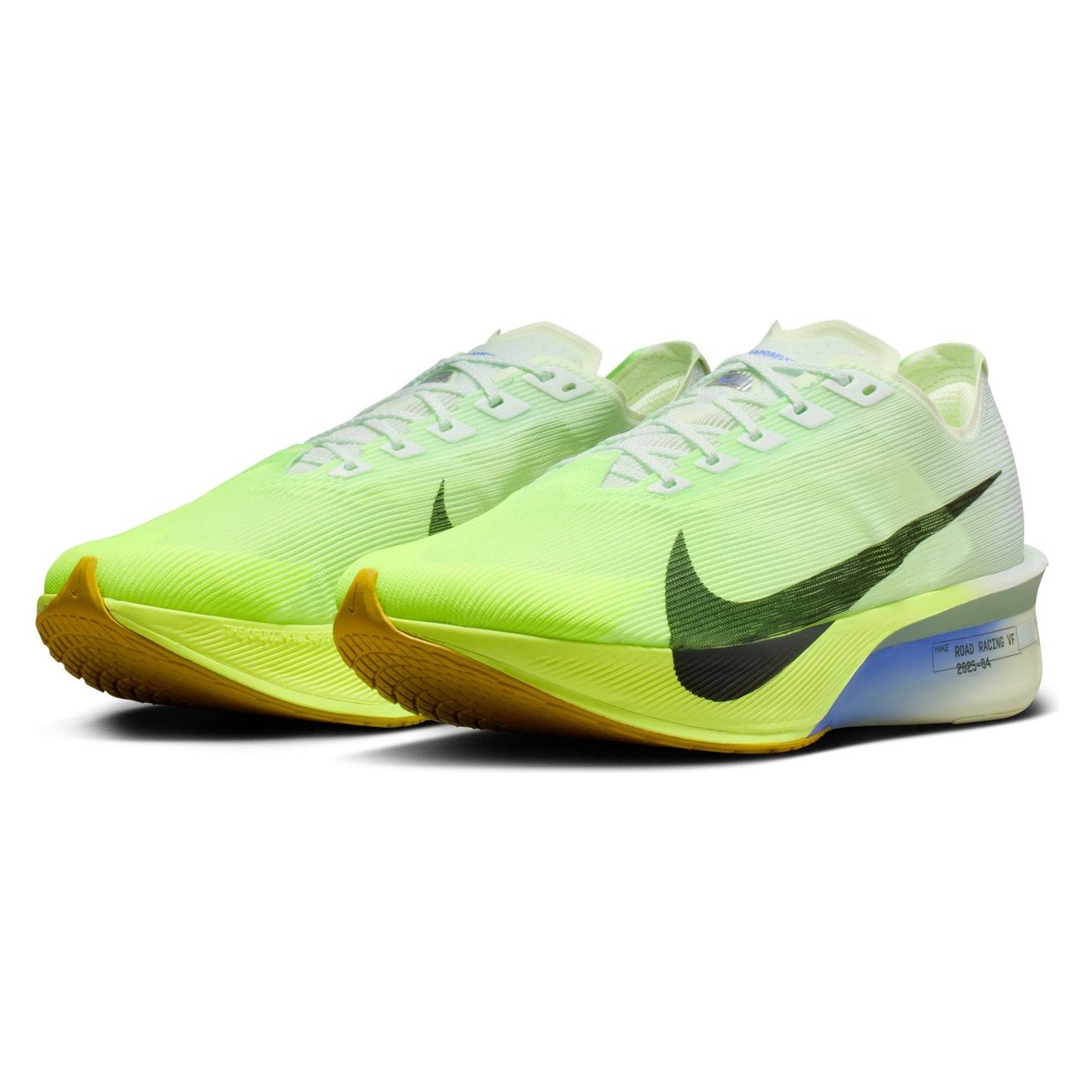 Nike ZoomX Vaporfly 4 - Mens Racing Shoes - Barely Green/Black Spruce/Volt Tint