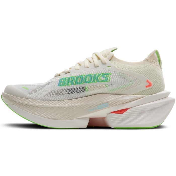 Brooks Hyperion Max 3 - Mens Running Shoes - Coconut/Green Gecko/Pink Clay
