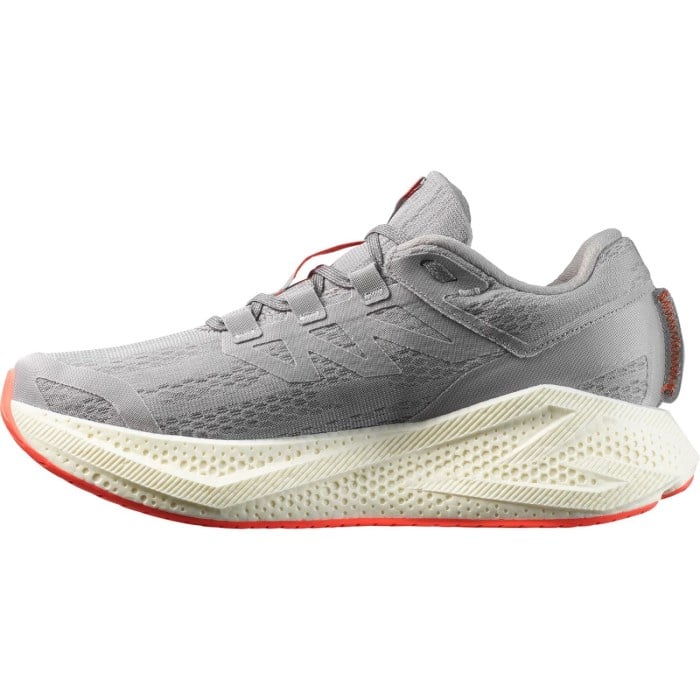 Salomon Aero Glide 3 - Mens Running Shoes - Alloy/Vanilla Ice/Neon Flame