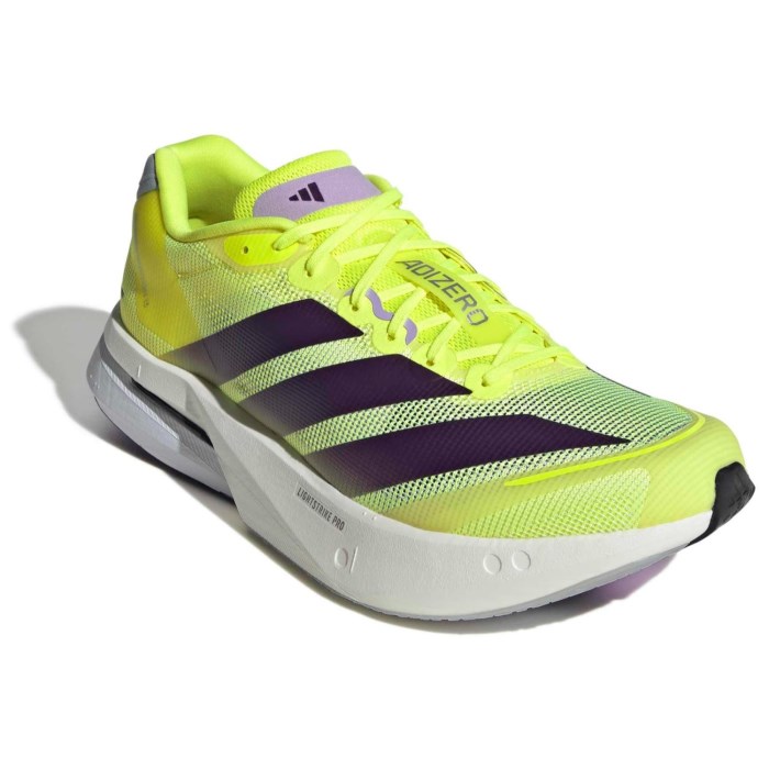 adidas Adizero Boston 13 - Mens Running Shoes - Solar Yellow/Aurora Plum/Powder Plum