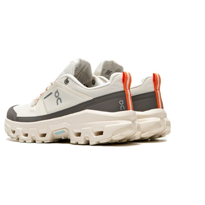 On Cloudrock Low Waterproof - Mens Hiking Shoes - Ivory/Ivory