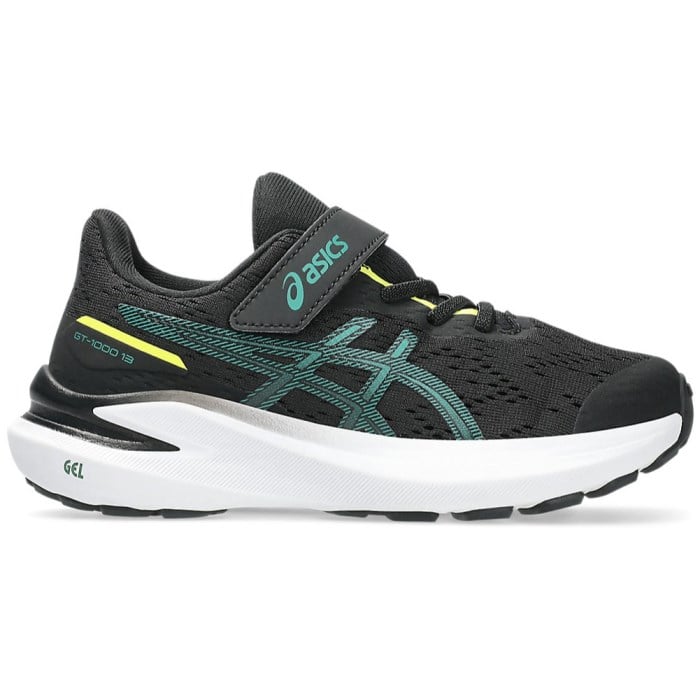 Asics GT-1000 13 PS - Kids Running Shoes - Black/Jasper Green