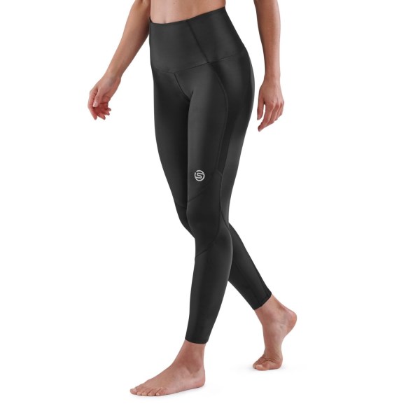 Skins Series-3 Skyscraper Womens Compression Long Tights - Black