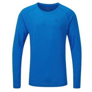 Ronhill Core Mens Long Sleeve Running T-Shirt - Atlantic Marl
