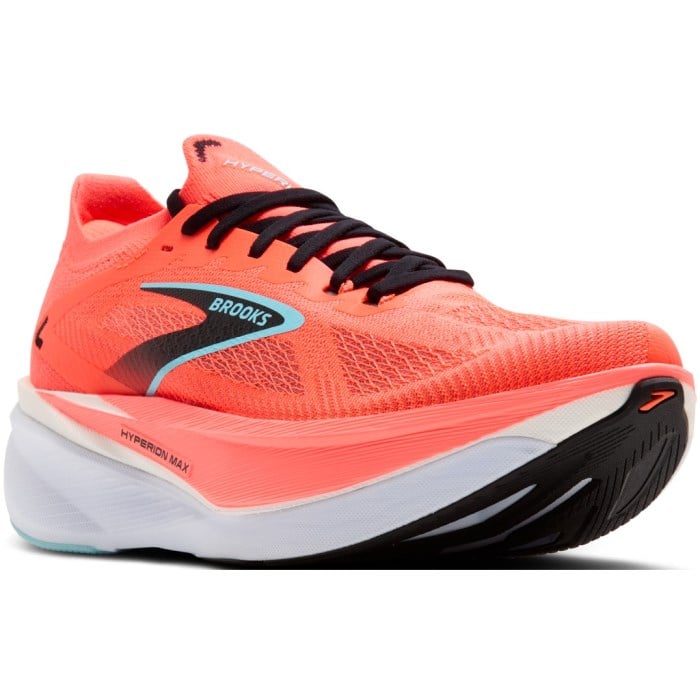 Brooks Hyperion Max 3 - Mens Running Shoes - Fiery Coral/Black/Atomizer