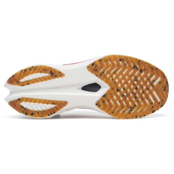 Saucony Endorphin Speed 4 Boston - Womens Running Shoes - White/Navy