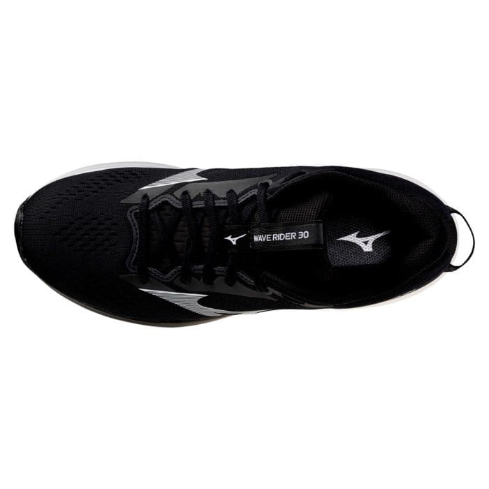 Mizuno Wave Rider 30 - Womens Running Shoes - Black/Sand/White - image 4