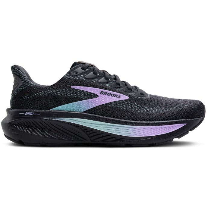 Brooks Ghost 17 - Womens Running Shoes - Grey/Clearwater/Purple