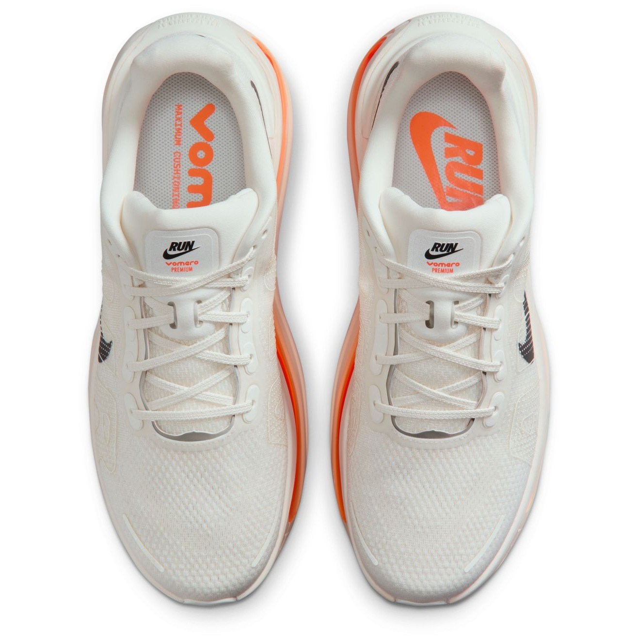 Nike Vomero Premium Proto - Unisex Running Shoes - Sail/Black/Coconut Milk/Total Orange