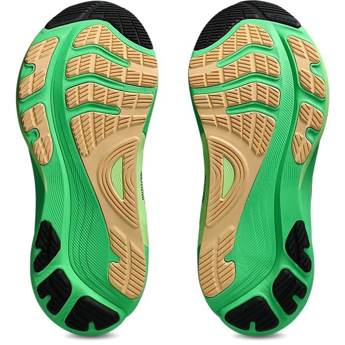 Asics Gel Kayano 32 - Mens Running Shoes - Black/Vital Green