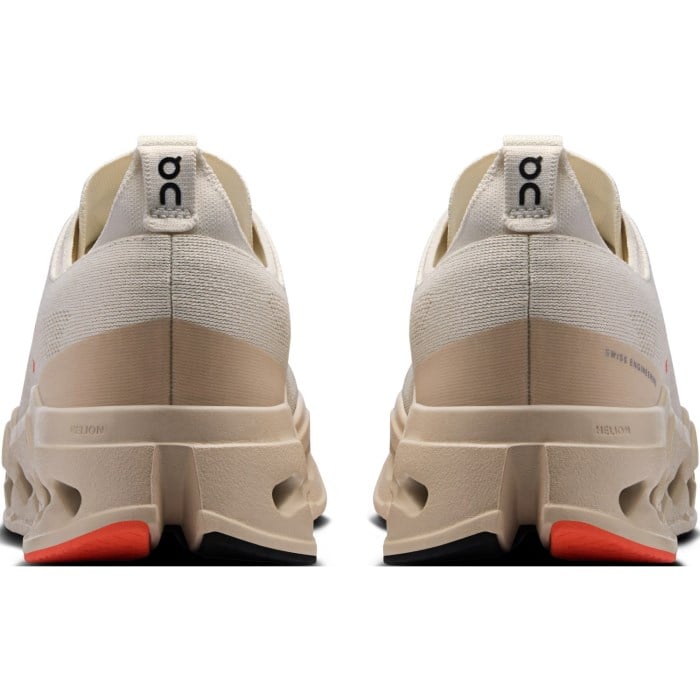 On Cloudsurfer Max - Womens Running Shoes - Ivory/Salmon
