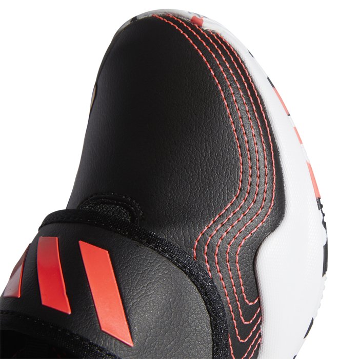 Adidas Deep Threat - Kids Basketball Shoes - Core Black/Copper Metallic/Signal Pink