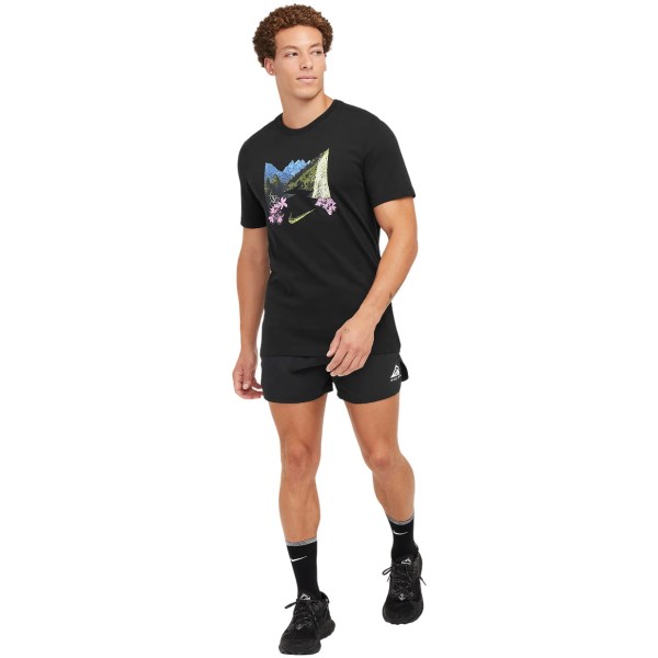 Nike Dri-Fit Trail Energy Mens Running T-Shirt - Black