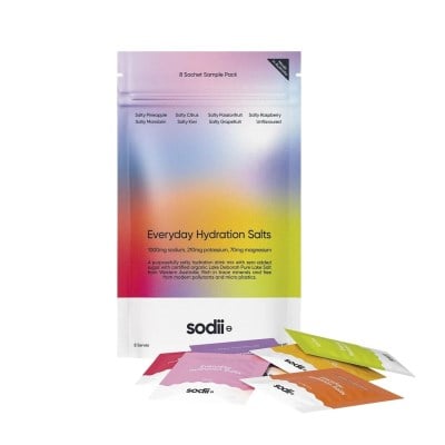 Sodii Everyday Hydration Salts Drink Mix - 8 Sachets Sample Pack