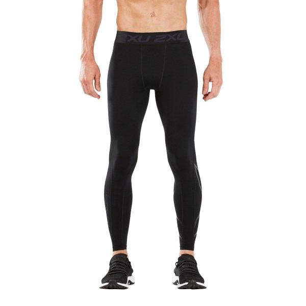 2XU Mens Thermal Accelerate Compression Tights - Black/Nero