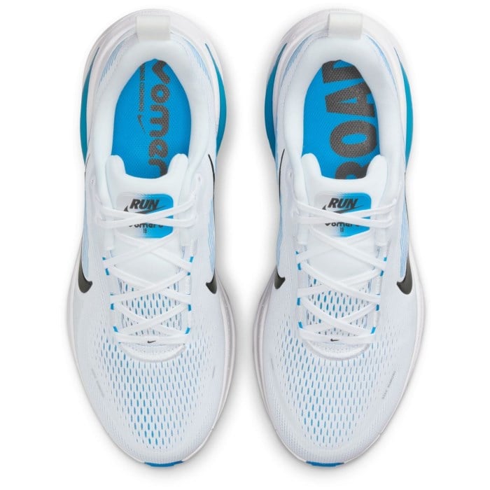 Nike Vomero 18 - Mens Running Shoes - White/Black/Blue Hero