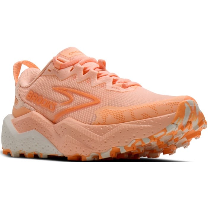 Brooks Caldera 8 - Womens Trail Running Shoes - Peach/Peach/Coconut