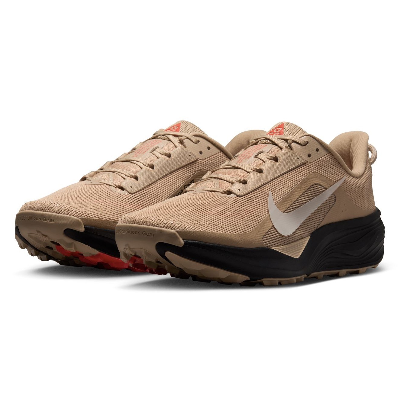 Nike ACG Pegasus Trail - Mens Trail Running Shoes - Linen /Light Orewood/Brown - image 2