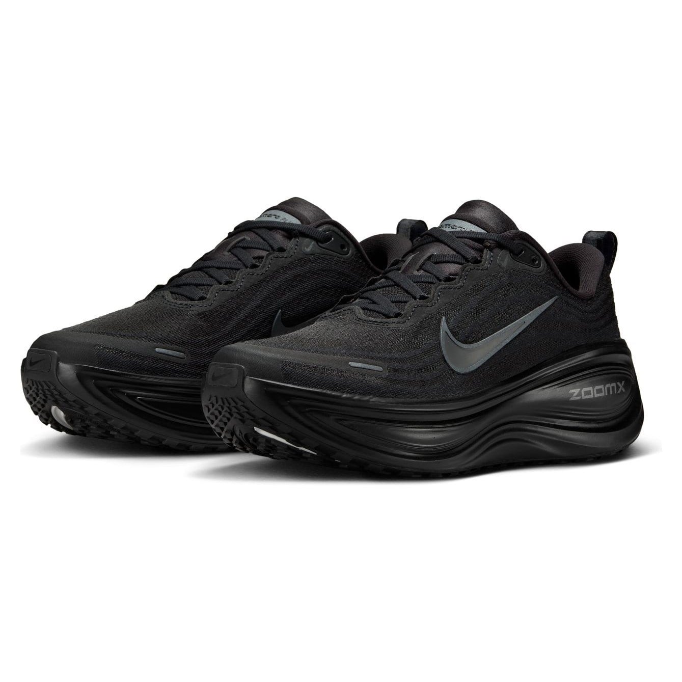 Nike Vomero Plus - Womens Running Shoes - Black/Dark Smoke Grey/Metallic Dark Grey
