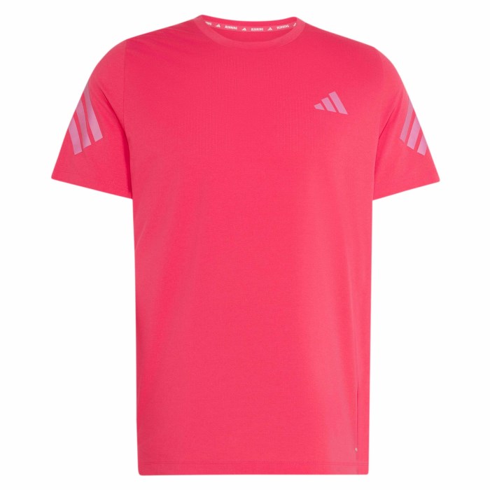 adidas ADI365 Climacool Mens Running T-Shirt - Power Pink - image 5