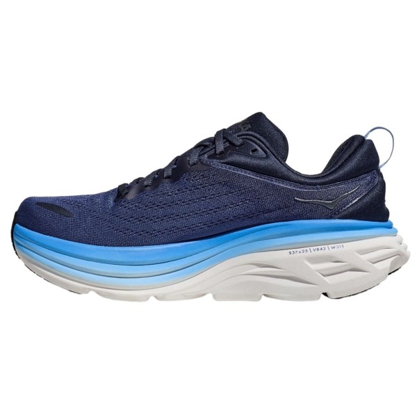 Hoka Bondi 8 - Mens Running Shoes - Outer Space/All Aboard