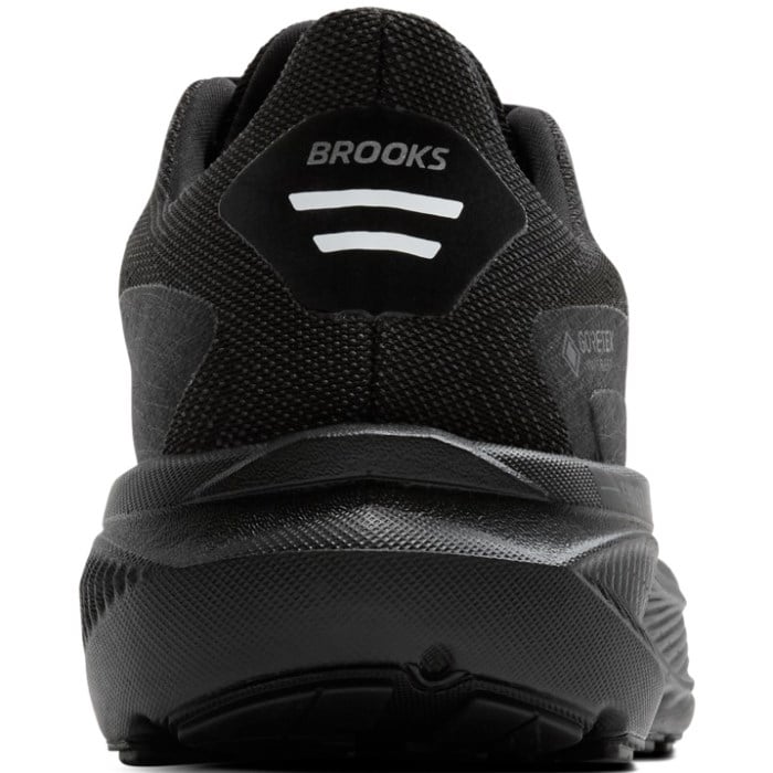 Brooks Ghost 17 GTX - Womens Waterproof Running Shoes - Black/Black/Black