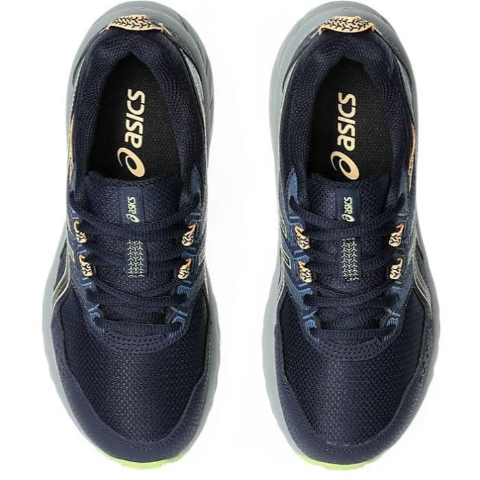 Asics Gel Venture 9 GS - Kids Trail Running Shoes - Midnight/Lime Green