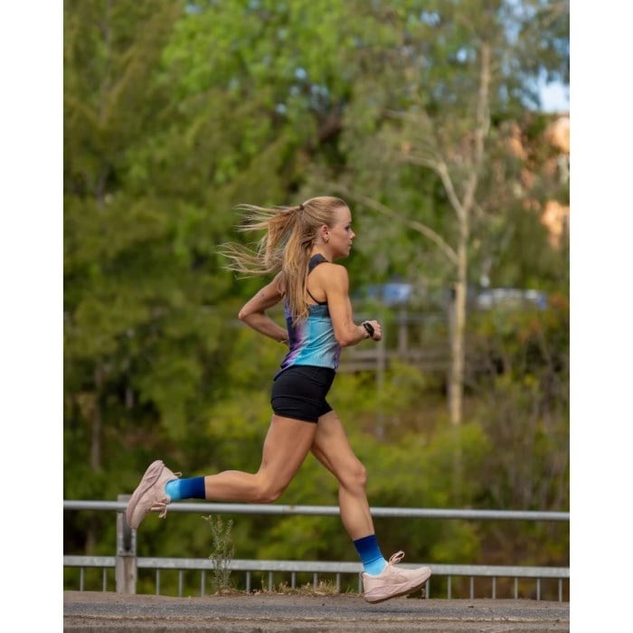 SHYU X Black Sheep Crew Racing Socks - Space/Sky/Marine