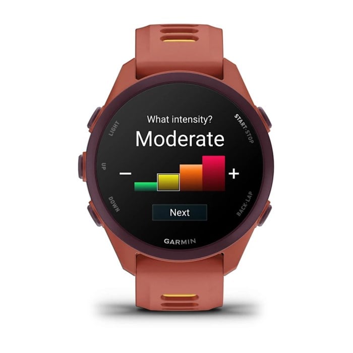 Garmin Forerunner 170 Music GPS Smartwatch - Red Pink/Mango - image 3