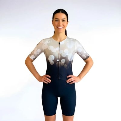 SUB4 Womens Triathlon Seamless Sleeved Speedsuit