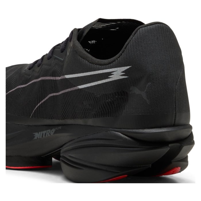 Puma Fast-R 3 Nitro Elite - Mens Racing Shoes - Black/Ultra Red - image 6