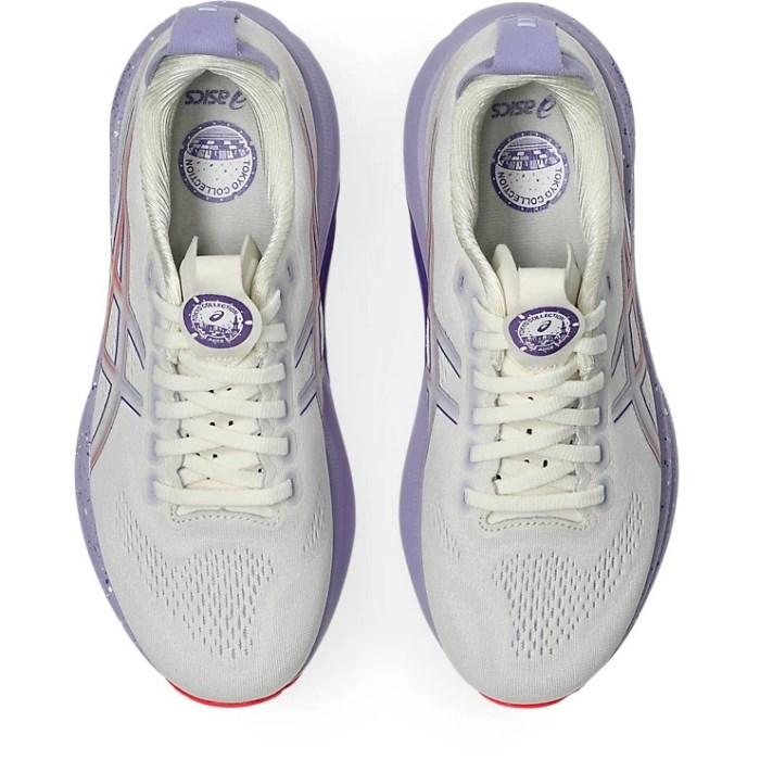 Asics Gel Kayano 32 Tokyo - Womens Running Shoes - Cream/Edo Purple