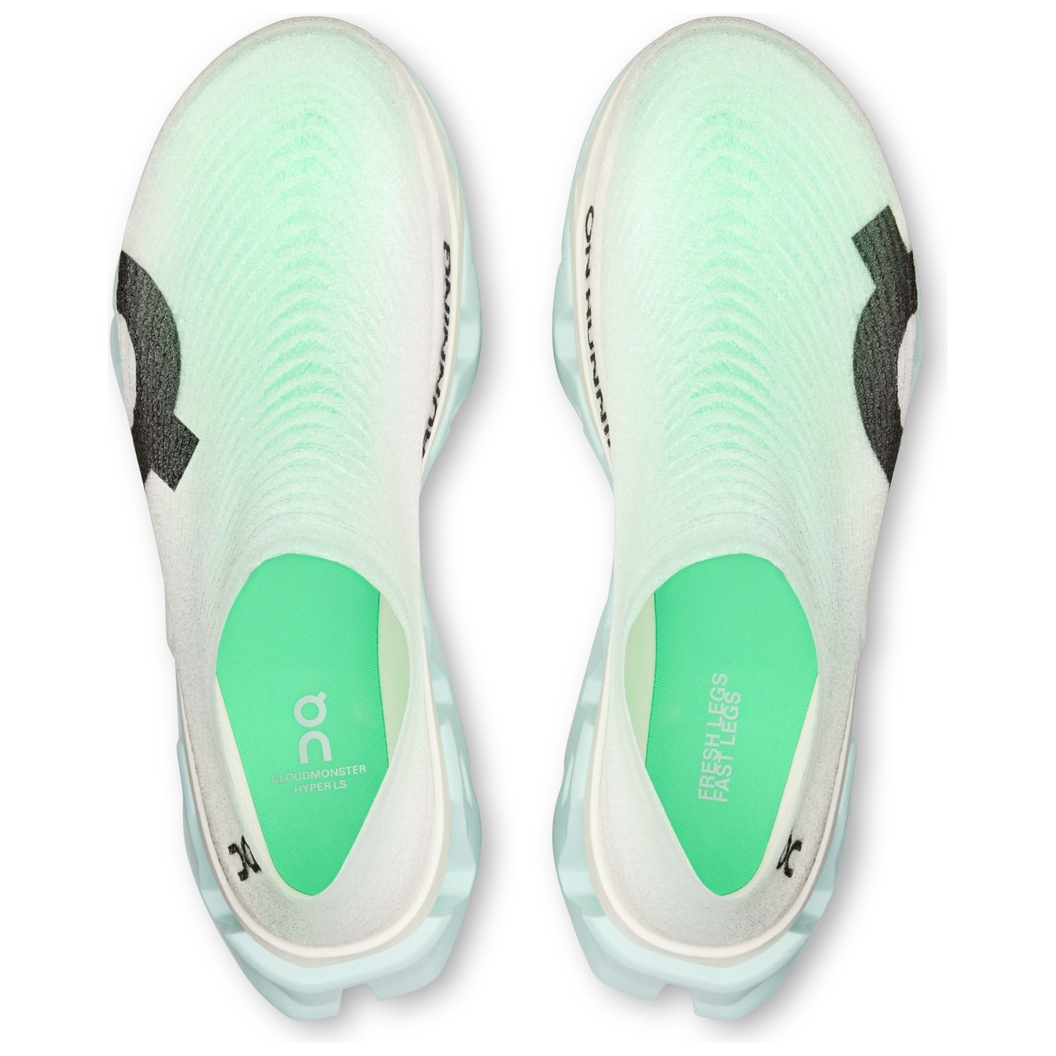 On Cloudmonster Hyper 3 Lightspray - Unisex Running Shoes - Flurry/Verdite - image 4