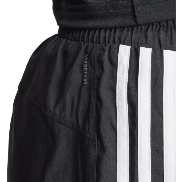 adidas Womens Pacer Training Woven Hi-Rise Shorts - Black/White