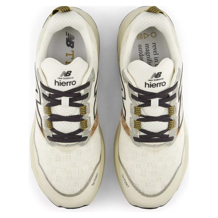 New Balance Fresh Foam Hierro v9 - Mens Trail Running Shoes - Angora/Basil Oil - image 3