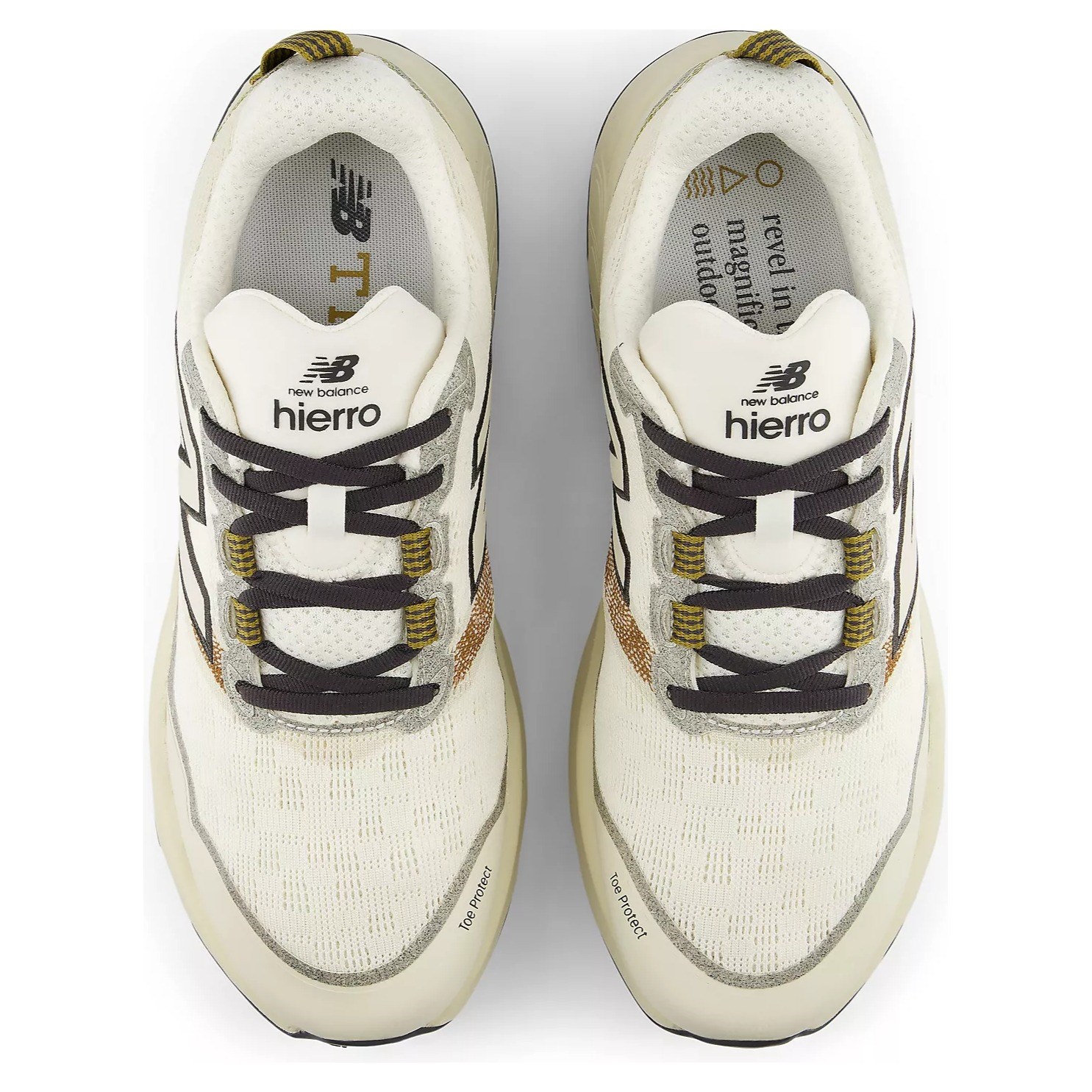 New Balance Fresh Foam Hierro v9 - Mens Trail Running Shoes - Angora/Basil Oil - image 3