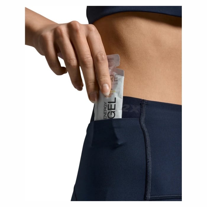2XU Form Stash Hi-Rise Womens Compression Tights - Midnight/Midnight - image 3