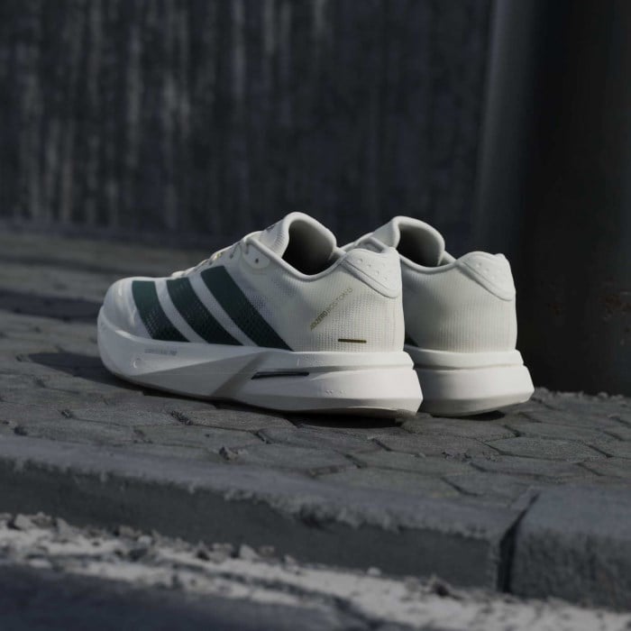 adidas Adizero Boston 13 - Mens Running Shoes - Off White/Collegiate Green/Royal Blue - image 10