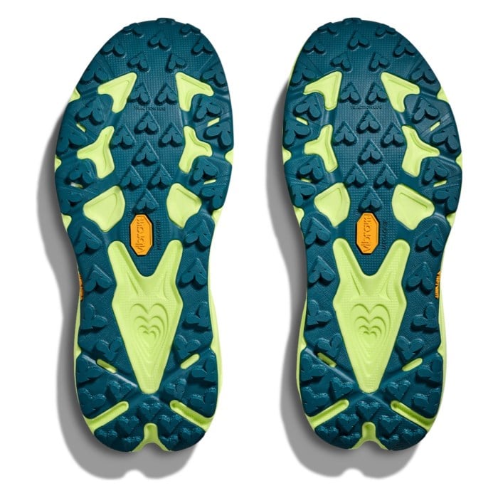 Hoka Speedgoat 7 - Womens Trail Running Shoes - Persimmon/Neon Yuzu