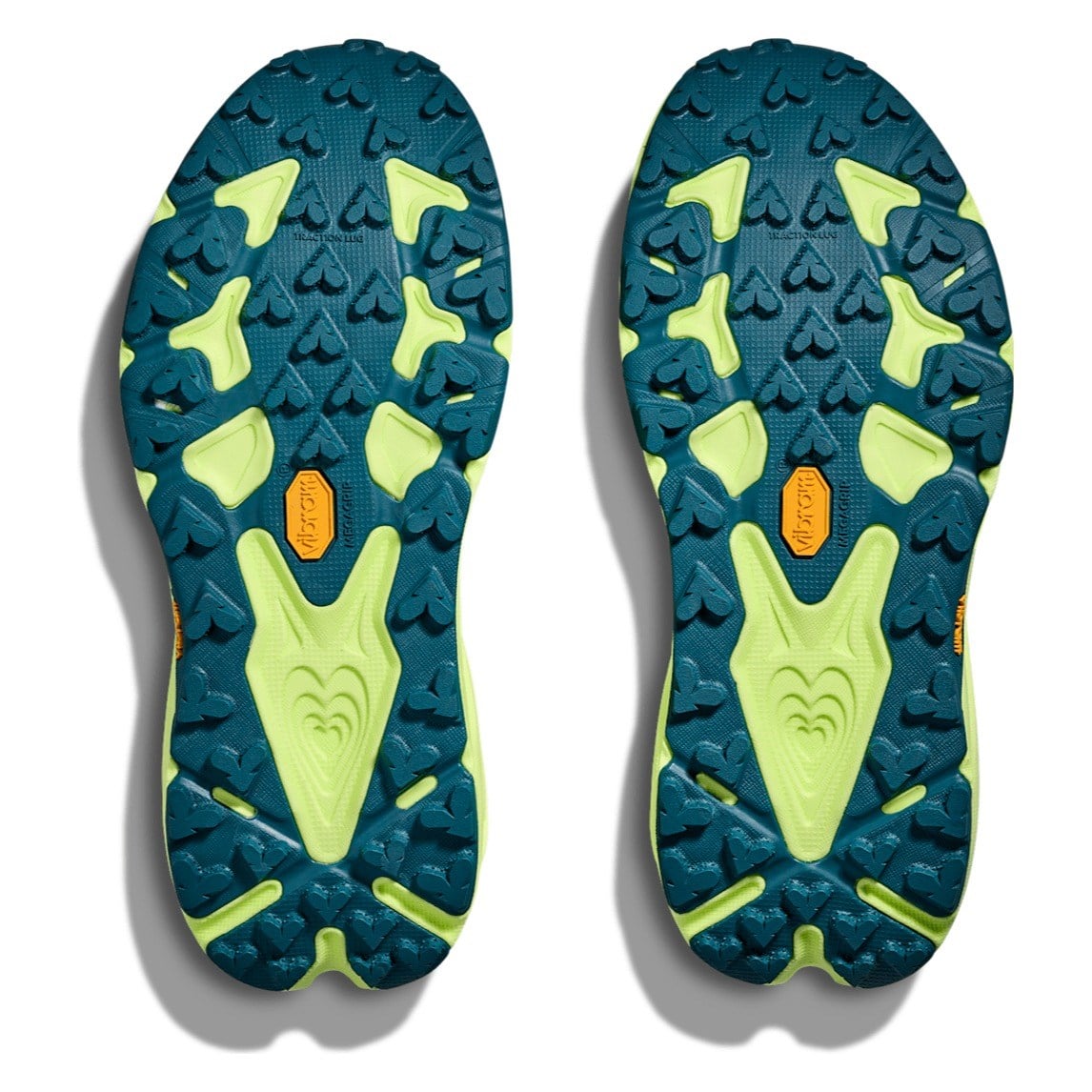 Hoka Speedgoat 7 - Womens Trail Running Shoes - Persimmon/Neon Yuzu