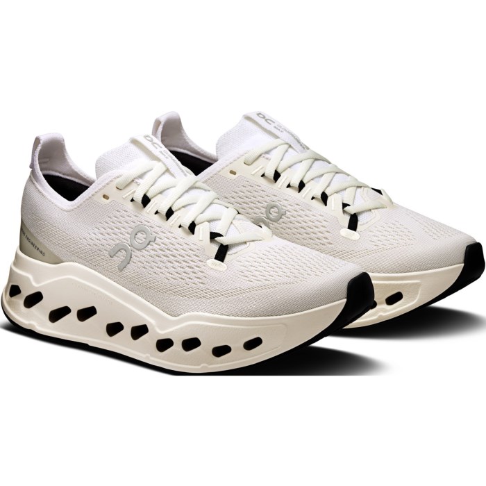 On Cloudsurfer Max - Womens Running Shoes - White/White