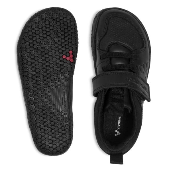 Vivobarefoot Primus Ludo School PS - Kids School Shoes - Obsidian