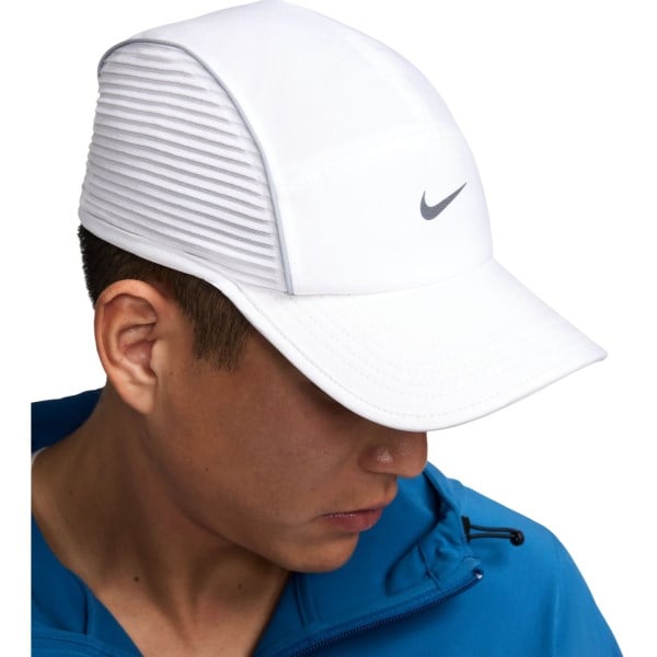 Nike Dri-Fit ADV Fly Unstructured AeroAdapt Running Cap - White