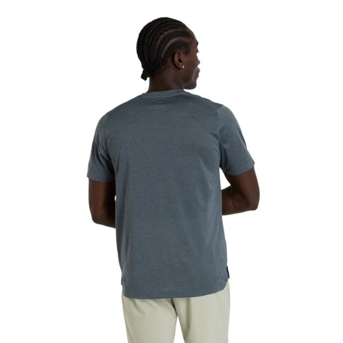 New Balance Athletics Reflective Graphic Mens Running T-Shirt - Graphite Grey