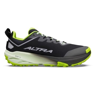 Altra Experience Wild 3+ - Mens Trail Running Shoes - Black/Silver/Acid Lime