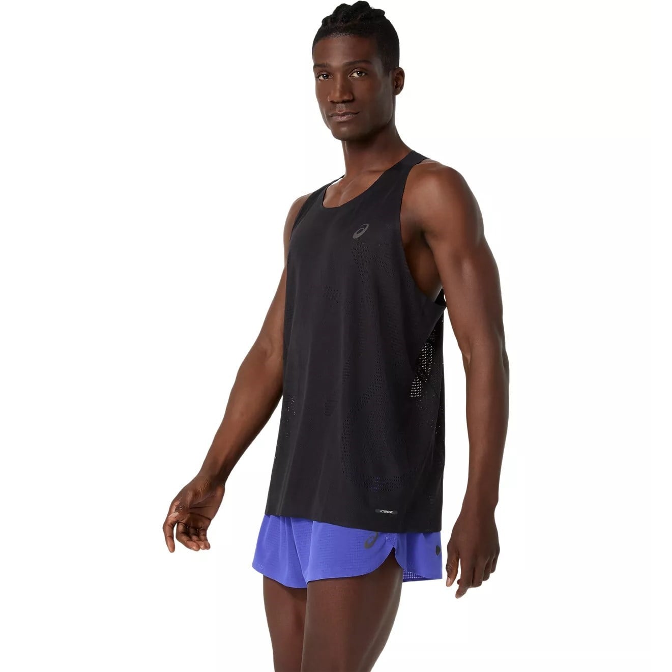 Asics MetaRun Mens Singlet - Performance Black