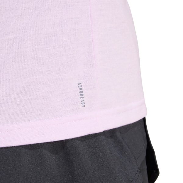 adidas AeroReady Training Essentials Womens Crewneck T-Shirt - Bliss Lilac/White