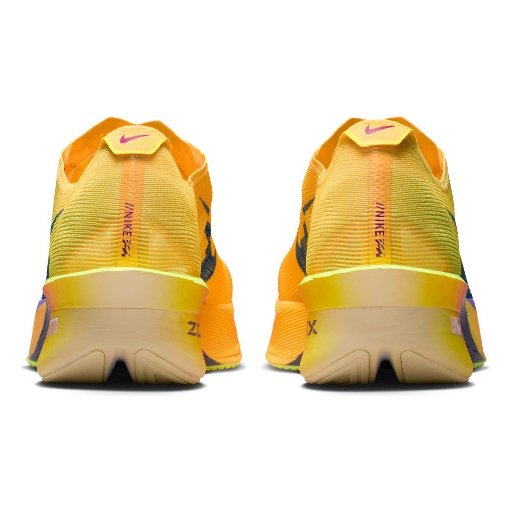 Nike ZoomX Vaporfly 4 - Mens Racing Shoes - Citron Pulse/Indigo Burst/Laser Orange