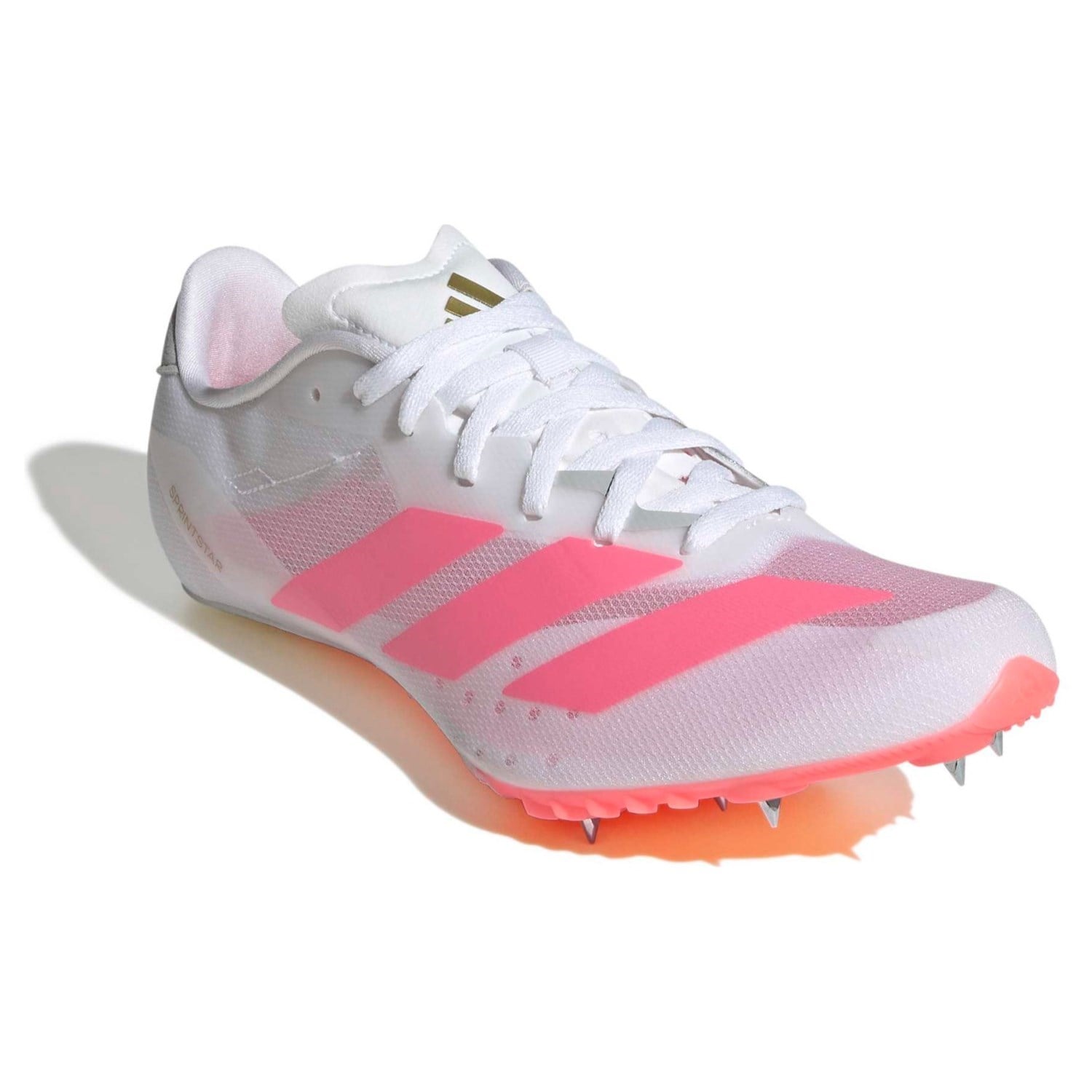 adidas SprintStar - Unisex Sprint Spikes - Cloud White/Solar Turbo/Gold Metallic - image 6